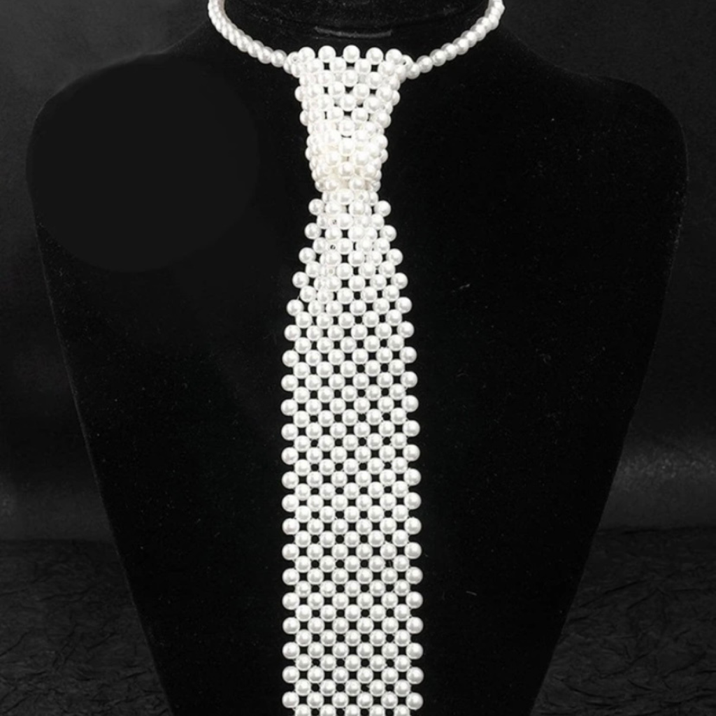 MellRose Victorian Beaded Tie