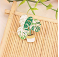 Monstera Plant Pot Pin