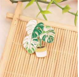 Monstera Plant Pot Pin